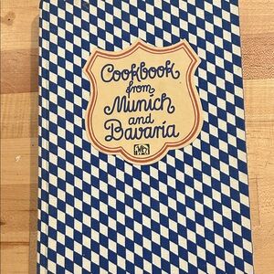 Blue and White Cookbook from Munich and Bavaria